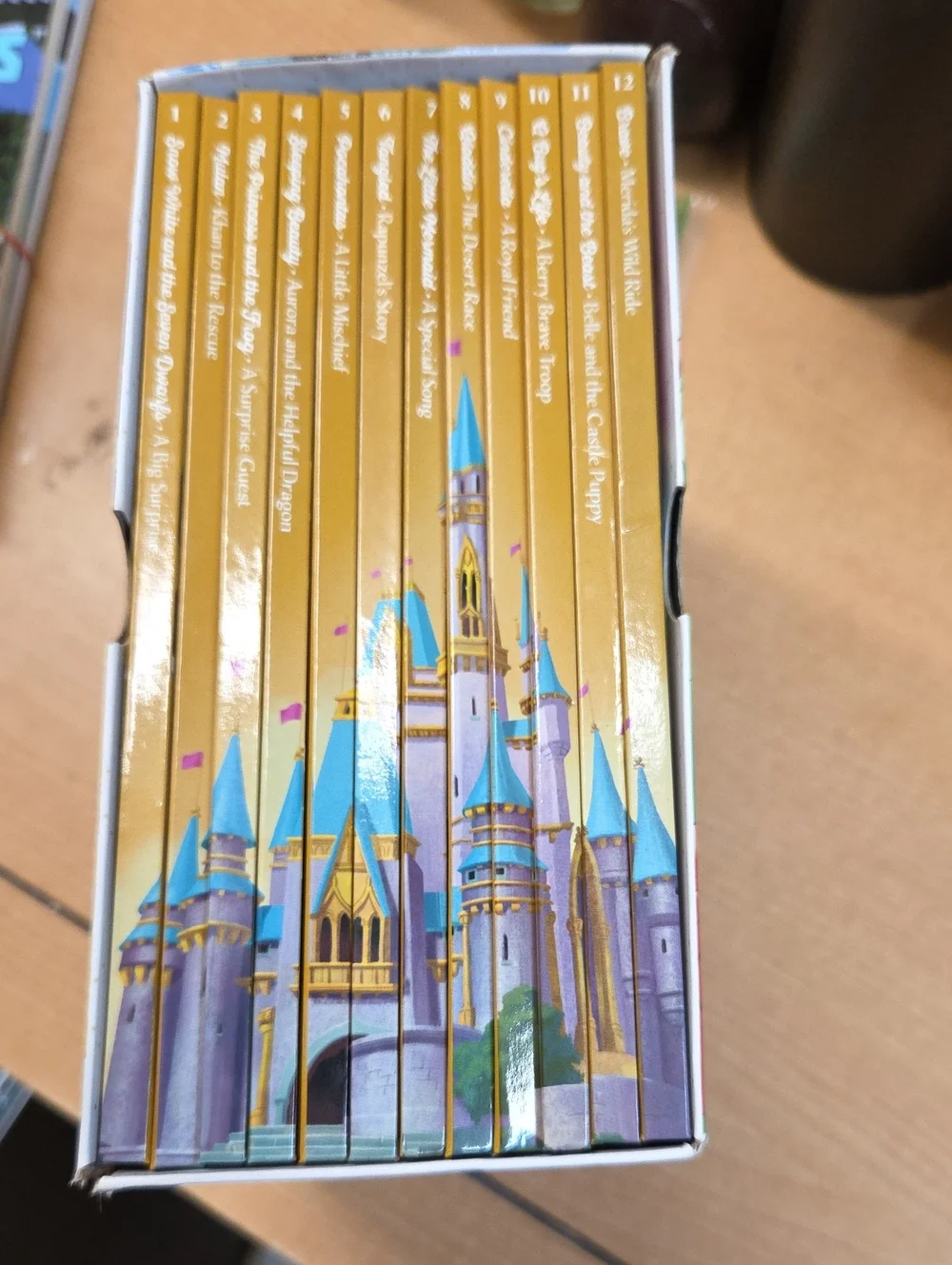 Disney Princess 5-Minute Stories Collection - Pink & Green